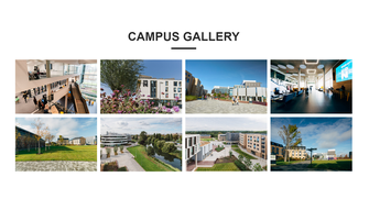 Univesrity of Northampton campus gallery for student recruitment on course page example (1)