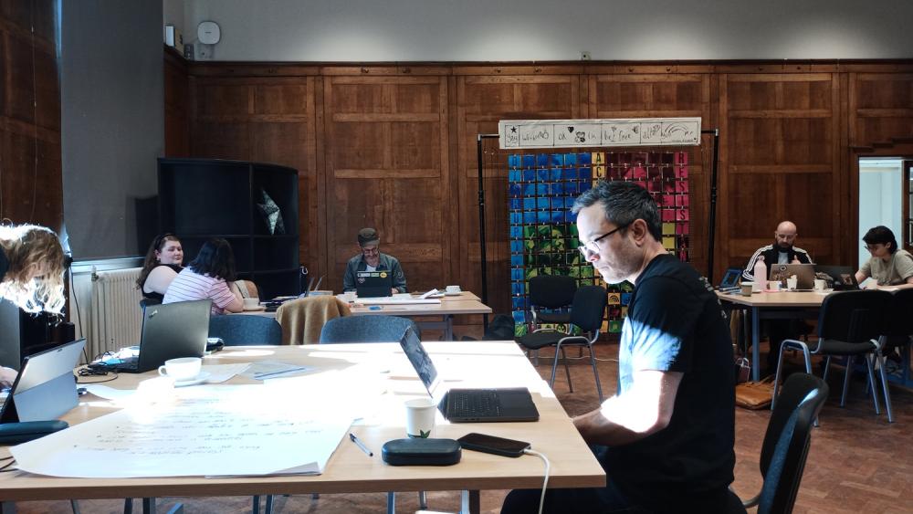 Jaron at the Collections Trust hackathon
